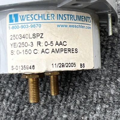 New | in-Stock Weshcer Instruments 250340LSPZ Meters - Misc California US | Davliegogo LLC #1705841