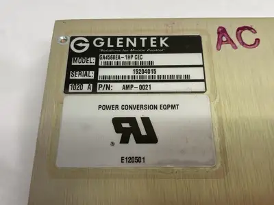 USED GLENTEK SERVO AMPLIFIER MOTION DRIVER