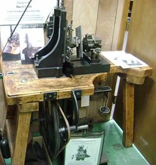 0773-385 JFB Straight Line Engine Turning Machine Circa 1897