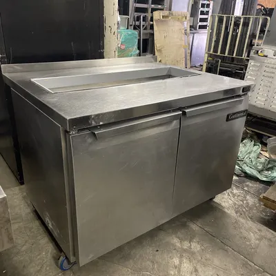 174-0171 Continental SW48-12 Self Contained Salad Prep Table Cooler