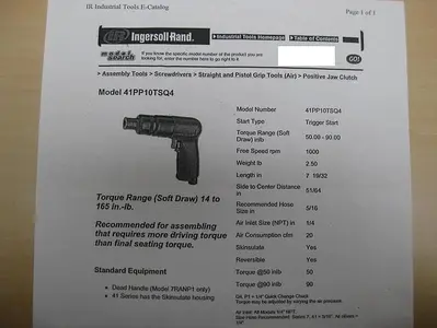 NEW INGERSOLL RAND 41PP10TSQ4