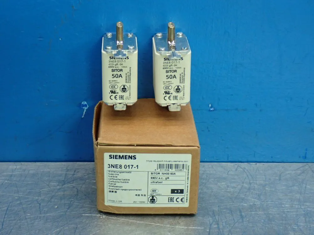 New | in-Stock SIEMENS 3NE80171 Fuses Ohio US | HGR 24 #801916