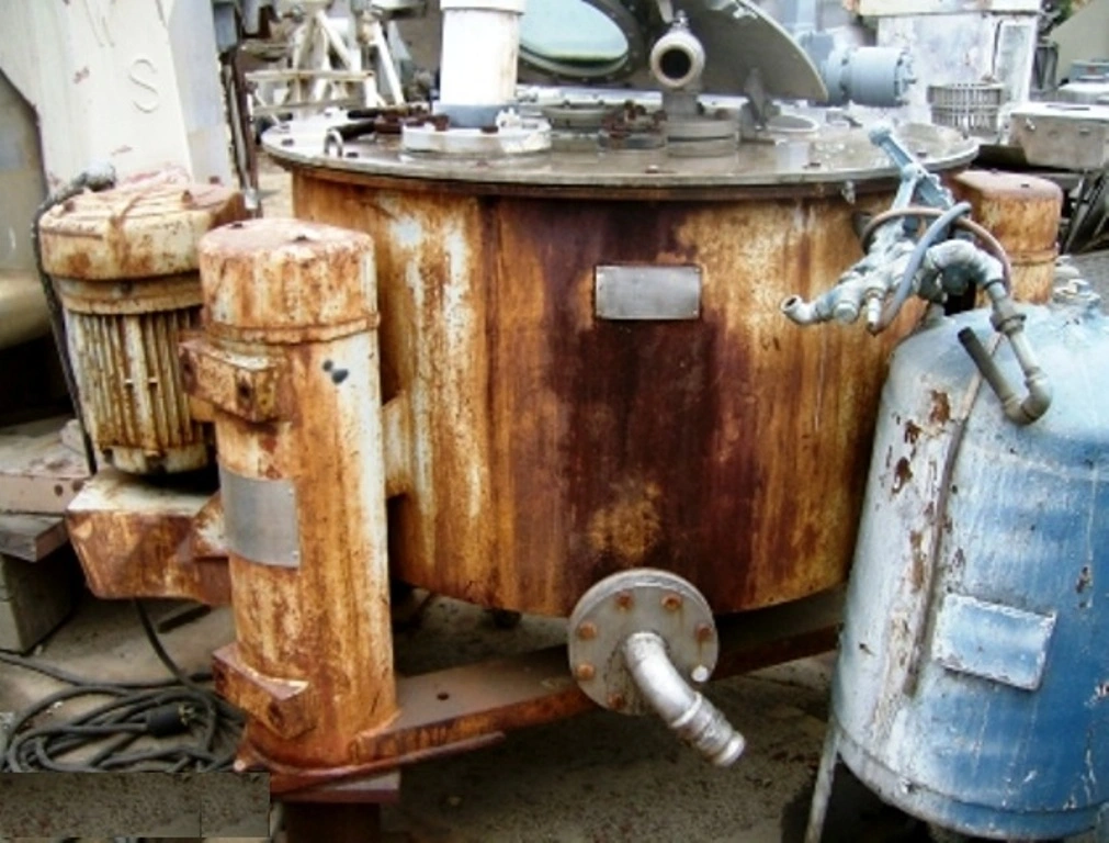 Tolhurst 40 x 18 perforate basket centrifuge, 316SS.