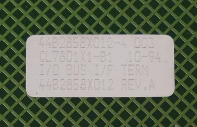 USED FISHER ROSEMOUNT CL7801X1-B1 I/O BUS I/F TERM 44B2858X012-4