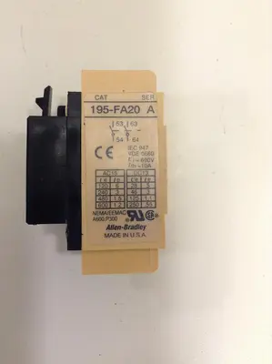 USED ALLEN BRADLEY 195-FA20 SER A