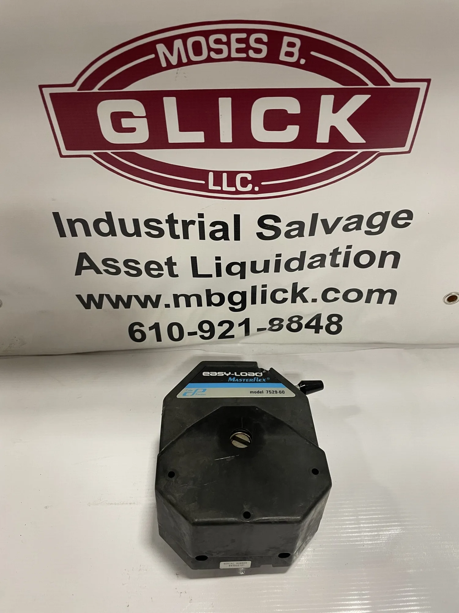 NEW Masterflex Easy-Load 7529-60 Peristaltic Pump Head