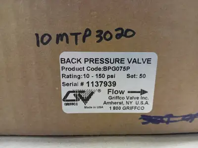 NEW GRIFFCO BPG075P
