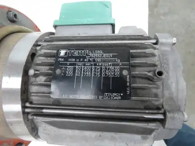 Mori Seiki SH630 Milling Machine Gearbox Top Mount 220V 3Ph 0.75kw Limit Switch