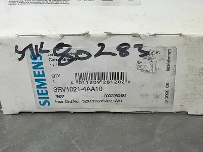 New | in-Stock SIEMENS 3RV1021-4AA10 Switchgears British Columbia CA | Lenmark #239462