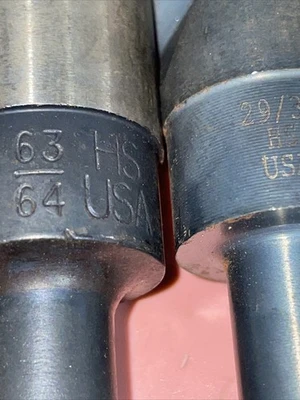 (5)Assorted Taper Length Drills See Photos For Sizes Fast Shipping +Warranty
