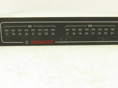 Westinghouse Electric 3D32478G03 Unimate PLC I/O Assembly 17-32 Rack Mount