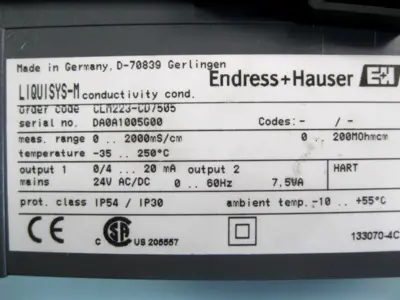 NEW Endress Hauser CLS54-ACS1212