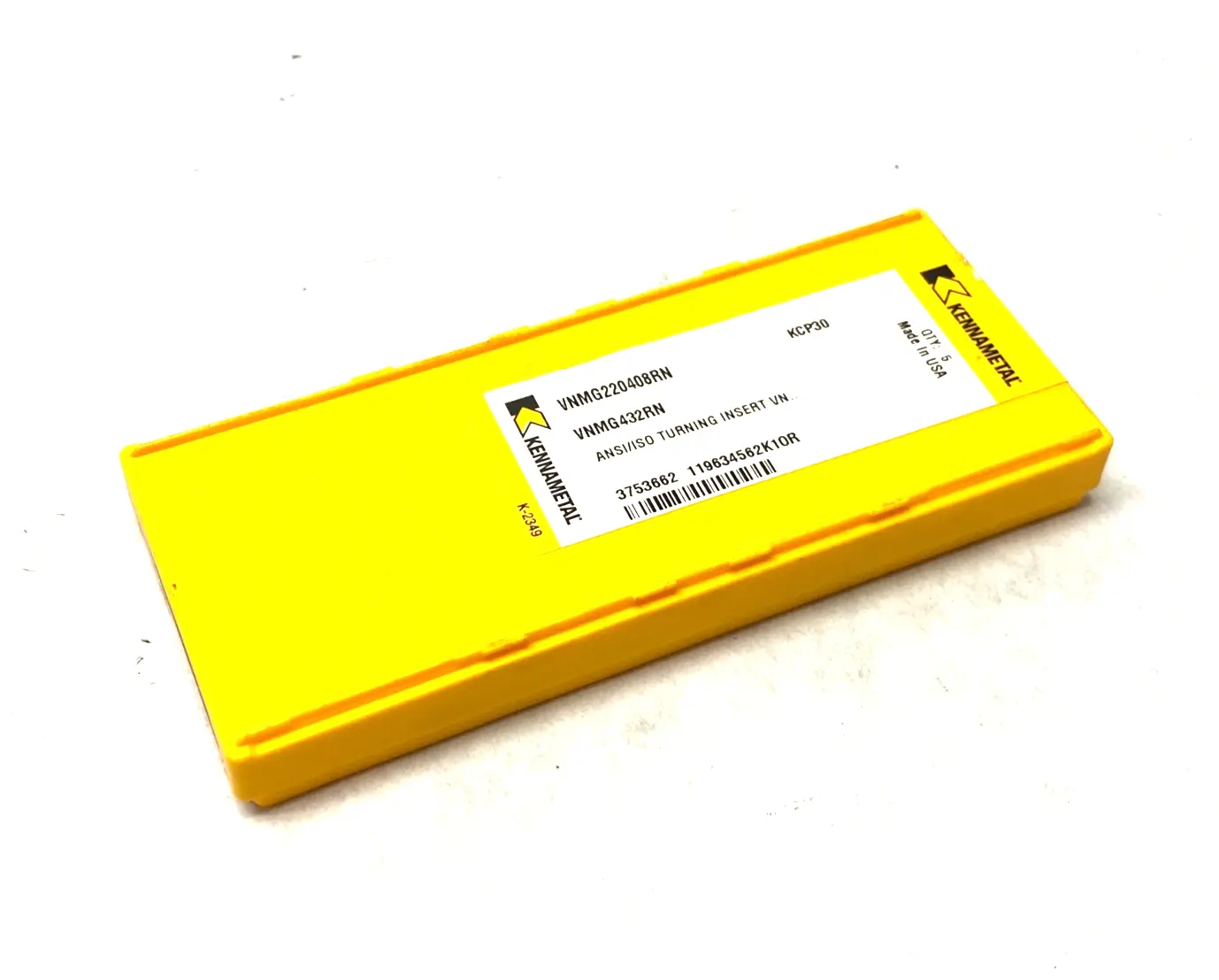 NEW KENNAMETAL KENLOC™ VNMG-RN INSERTS VNMG220408RN