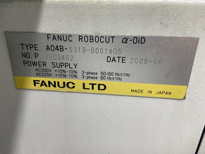 USED 2008 FANUC ROBOCUT A-OID