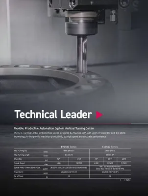 HYUNDAI WIA CNC MACHINE TOOLS LV8500R/L Vertical Turning Lathes | Hillary Machinery (17)