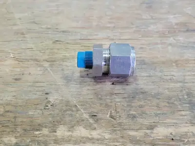 1/8," x 3/8", Reducing-Adapter, 1/8" MPT - 3/8" FPT