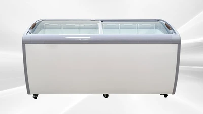 171-0402 71" Curved Lid Self Contained Chest Freezer