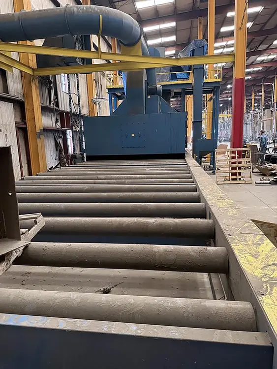 Used 2008 BLASTEC 10' PLATE BLASTER Finishing Machines Illinois US | Machinery Marketing International #1360727