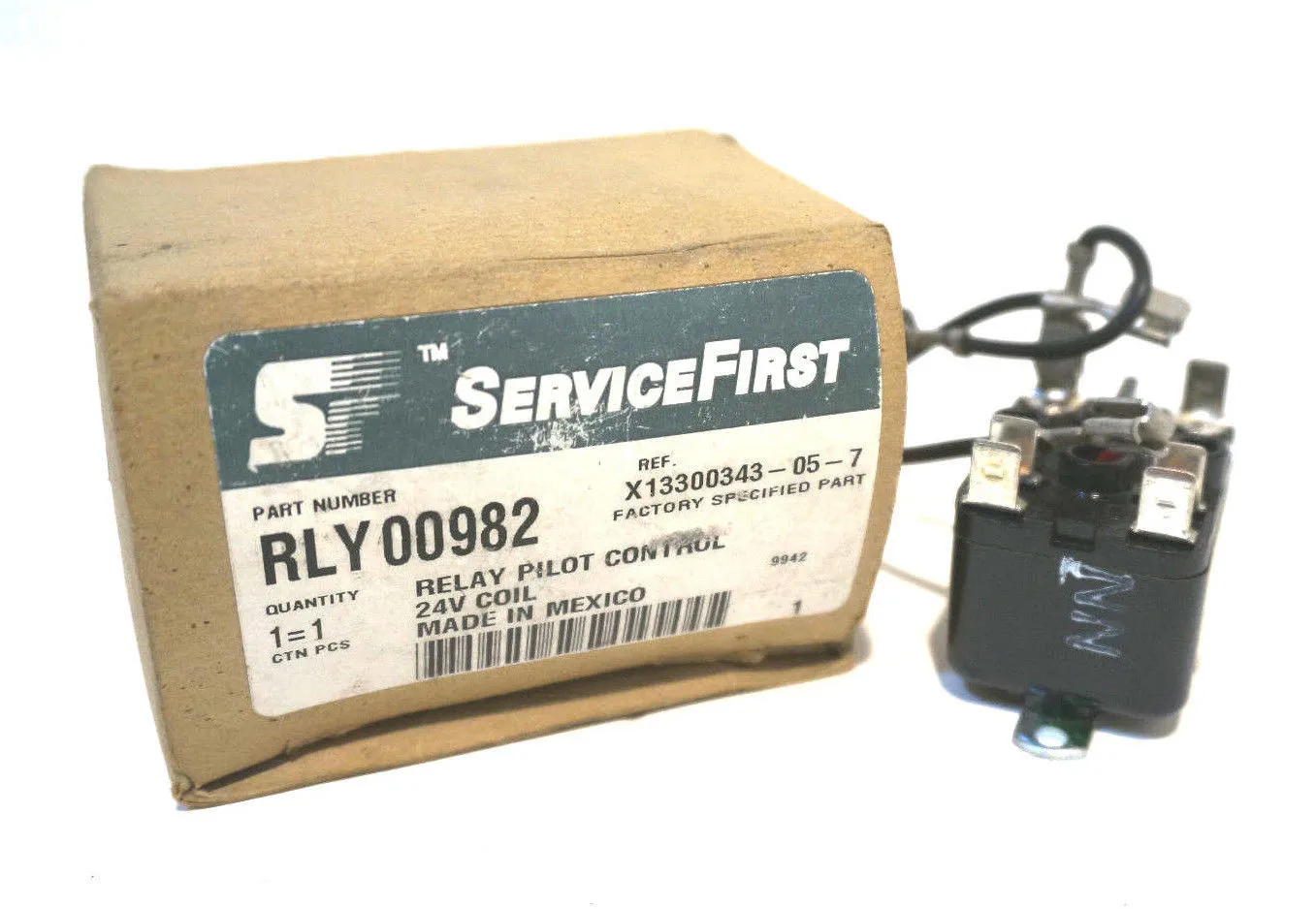 NEW SERVICE FIRST RLY00982 RELAY PILOT CONTROL