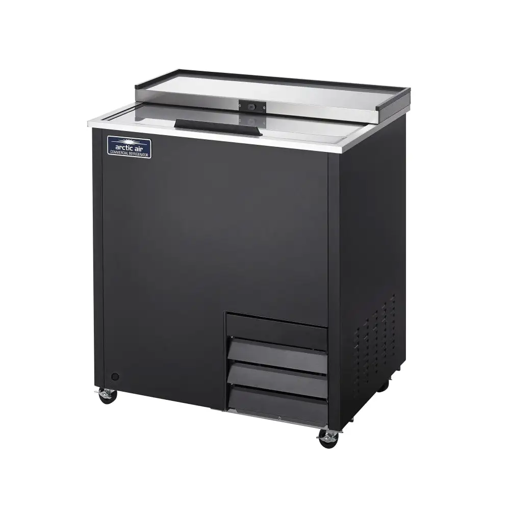 Arctic Air AGF24 1 Section Glass Chiller W/ 50 Mug Capacity - Black, 115v