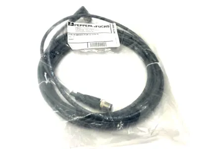 NEW PEPPERL+FUCHS M12 5-PIN ANGLE FEMALE - MALE