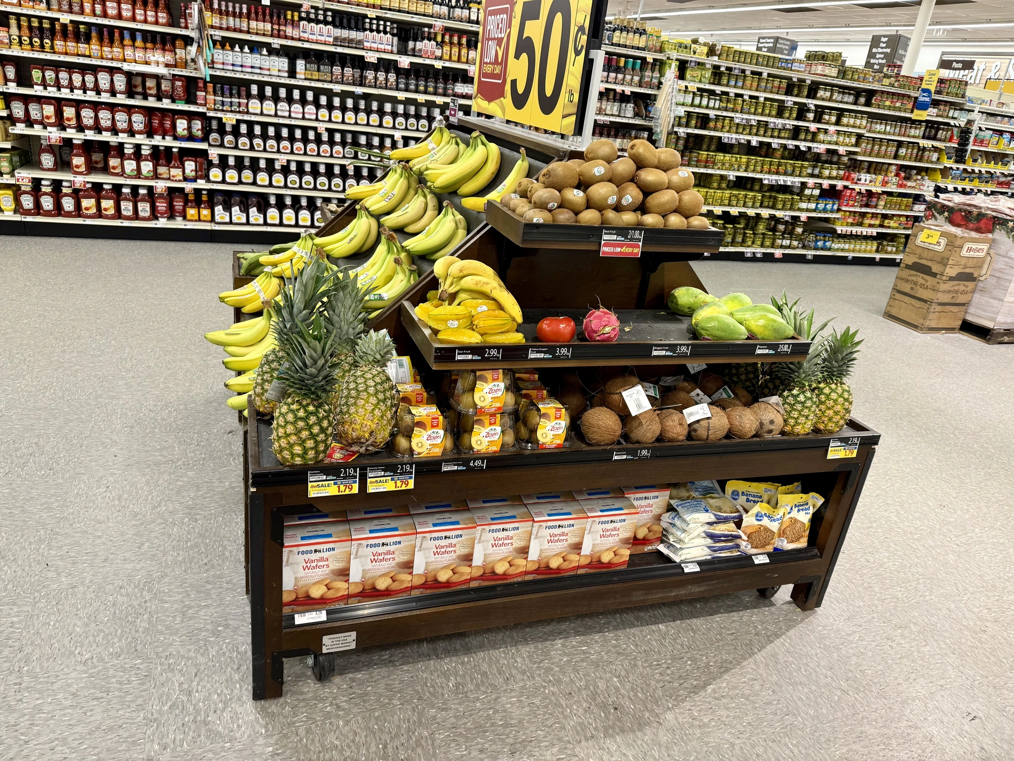 1-0008 Fresh Produce Display Island
