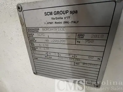 USED 2010 SCMI K130 EDGEBANDER
