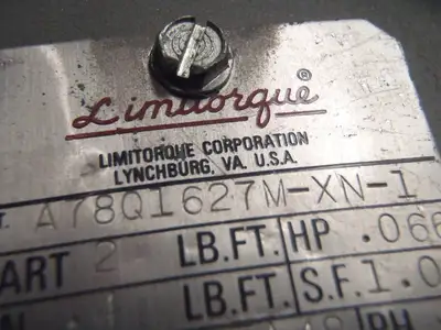 USED LIMITORQUE VALVE ACTUATOR MOTOR