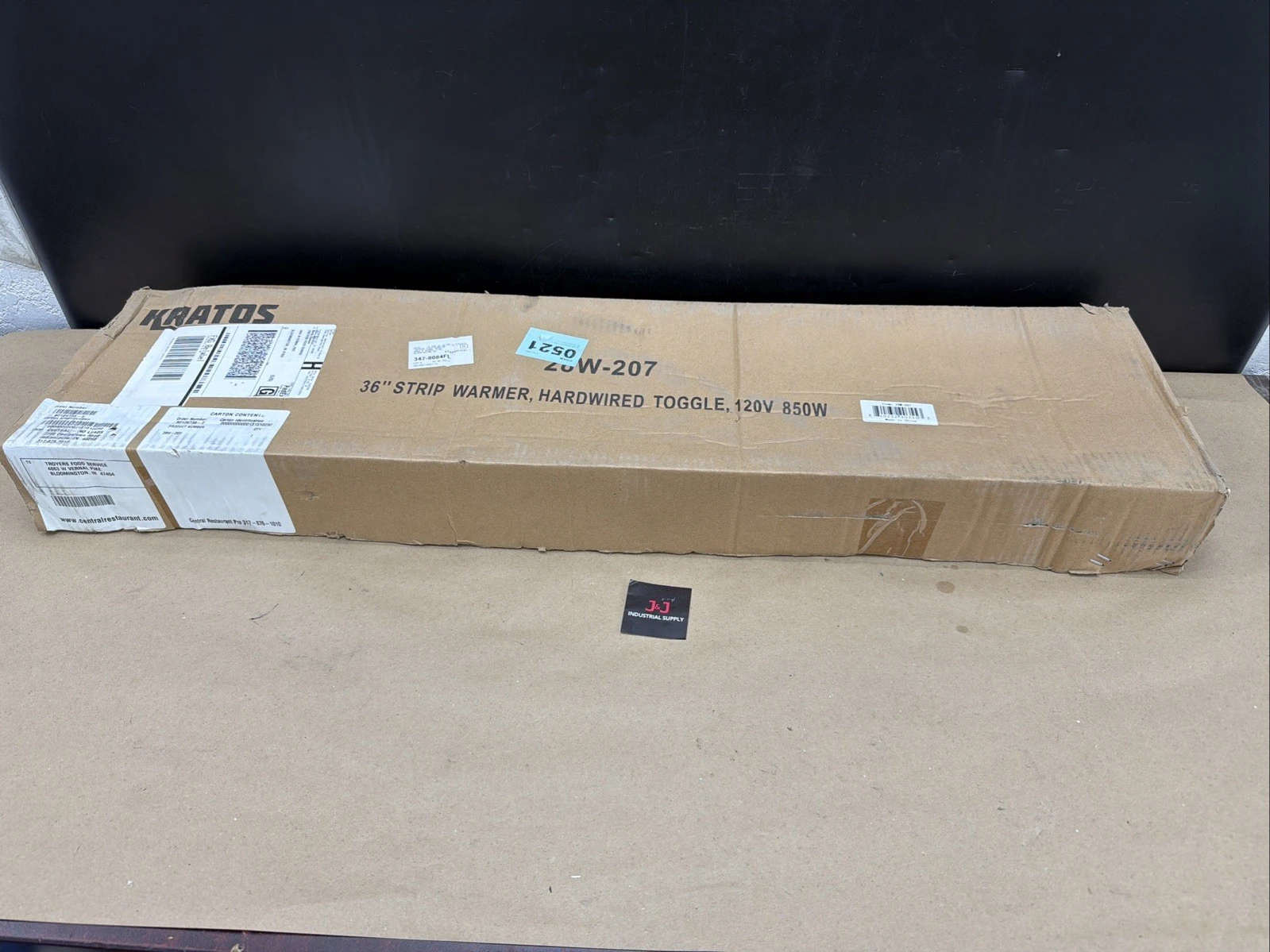 New Kratos 28W-207 36" Strip Warmer 120V 850W Warranty 🇺🇸