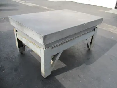 36" x 60" Granite Surface Combustion Plate w/ stand