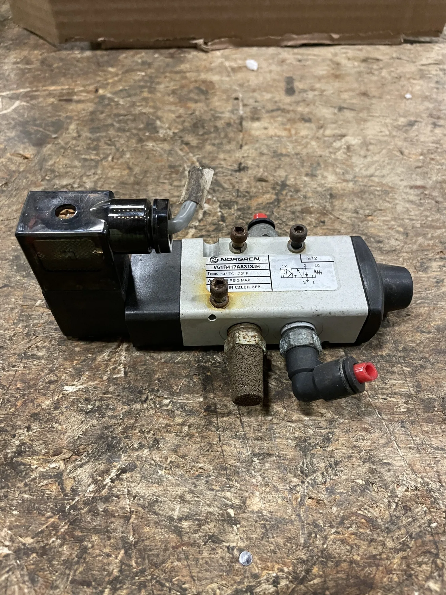 Norgren V61R417AA313JH Pneumatic Solenoid Control Valve 145PSI 2-way, 2-position