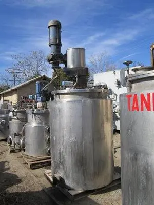 Reactor, 250 Gallon, 304 S/st, Jkt, Agit, CE Howard, #S737599