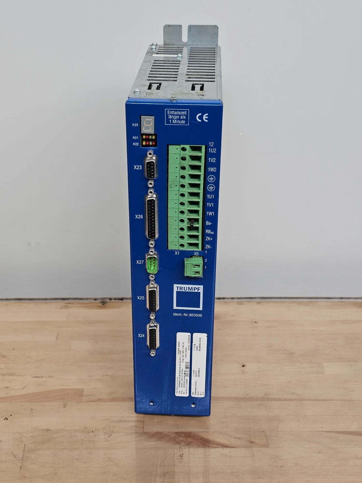 USED TRUMPF BAUMULLER BUM60S-04/08-54-B-004-VC-A0-00-1113-00