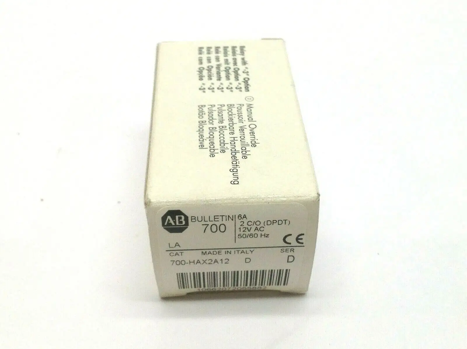 USED ALLEN-BRADLEY SER D BULLETIN 700 RELAY