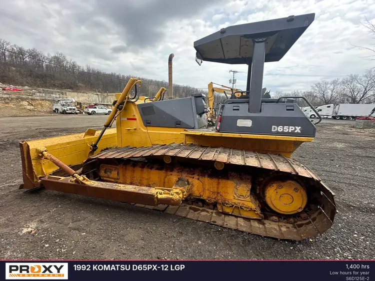Used 1992 KOMATSU D65PX-12 LGP Bulldozers New Jersey US | Proxy Equipment #1388589