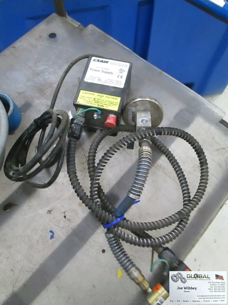 Exair 8294-9362 Stay Set Iron Air Jet System, Benchtop Static Elimination