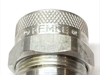New | in-Stock Remke Straight Aluminum Cord Grip 3/4" .875-1.00" Cable Range Electrical Fittings Michigan US | Maverick Industrial Sales #1400012