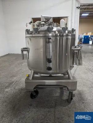 USED W.F. Scarince Inc. 300 Liter W.F. Scarince Jacketed Cyro Receiver Tank, Hastelloy C22, 45/65#
