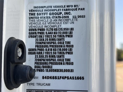 Used 2022 ISUZU "FTR" VAN BODY TRUCK - DIESEL (2022) Box trucks Texas US | MachineryMax #1488277