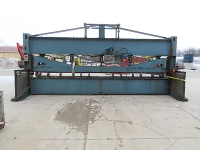 15 Ton 20' Hydraulic Press Brake Punch C-Frame 11-Hole Steel Hole Punch