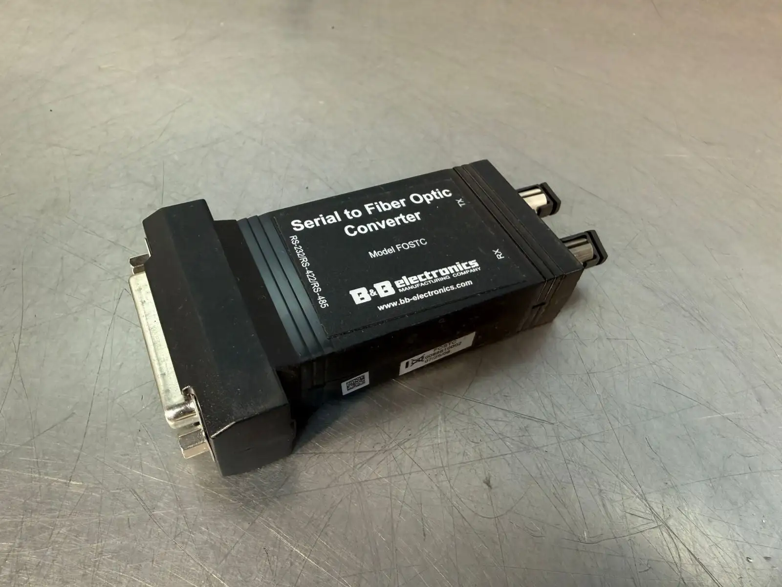 B&B Elec FOSTC Rs-232/Rs422/485 Serial To Fiber Optic Convert (5.4.2)