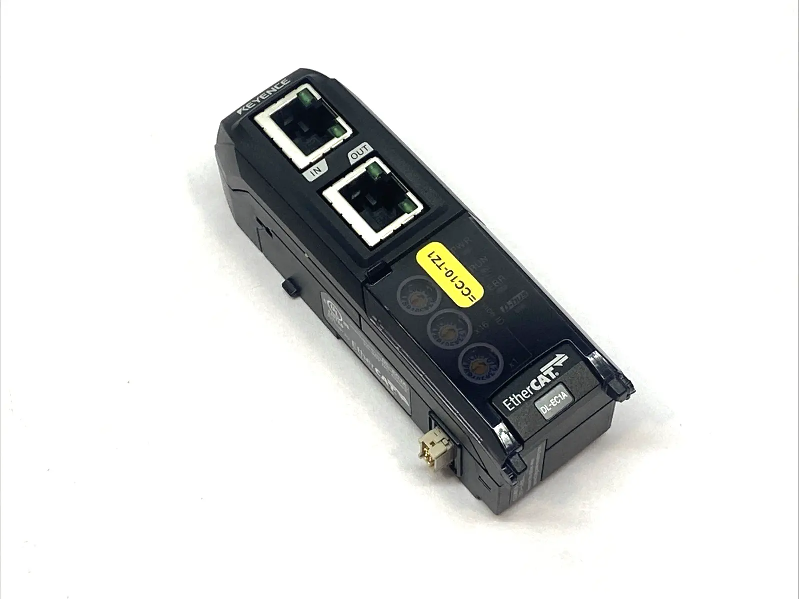 Used KEYENCE EtherCAT Communication Unit 20-30V, Class 2 PLC Processors Michigan US | Maverick Industrial Sales #1389176