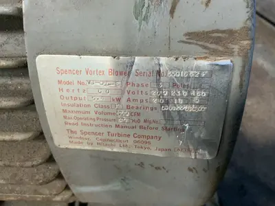 Used SPENCER TURBINE COMPANY VB055E Miscellaneous MRO Ohio US | HGR 24 #1548037