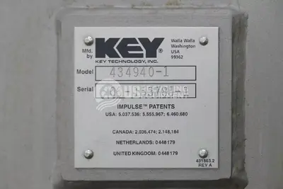 USED KEY TECHNOLOGIES 434940-1 VIBRATORY SHAKER