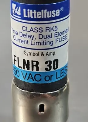Littlefuse FLNR30 Time Delay Dual Element 30A 250Vac Loc4C4