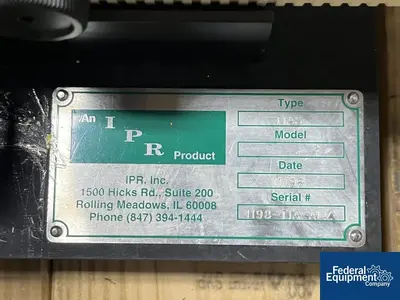 USED IPR IPR, Inc. Punch Inspection TIAS