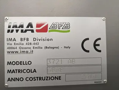 USED 2014 IMA BFB 3721