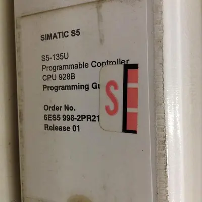 Used SIEMENS 6ES5 998-2PR21 Manuals Michigan US | Ideal Machinery #1308932