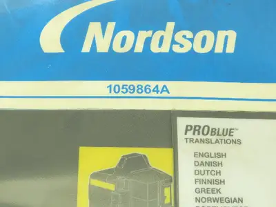 Nordson 1059864A Warning Decal Problue Kit For Melters Not Complete