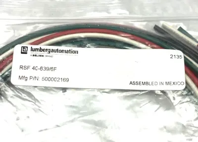RSF 40-639/6F,500002169 | Lumberg RSF 40-639/6F Mini Power Receptacle Connector 500002169 - Used
